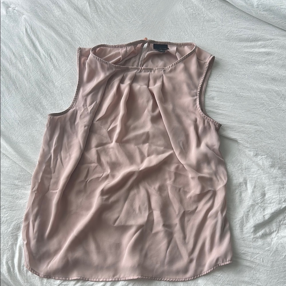 Worthington Pink Pleated Blouse